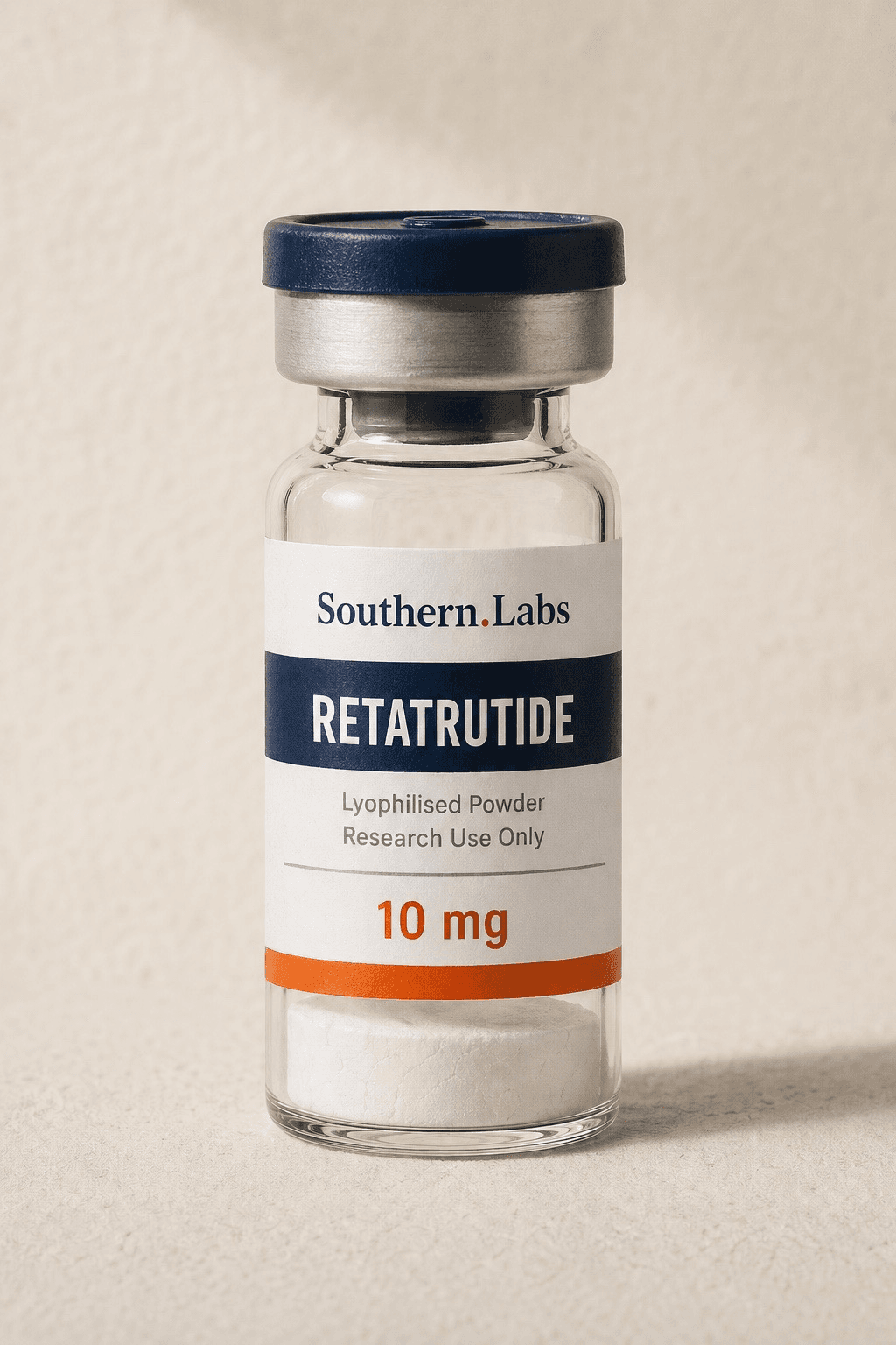 Retatrutide 10mg · Lyophilised Powder
